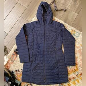 Columbia Navy Blue Omni-Heat Womens Jacket with Hood